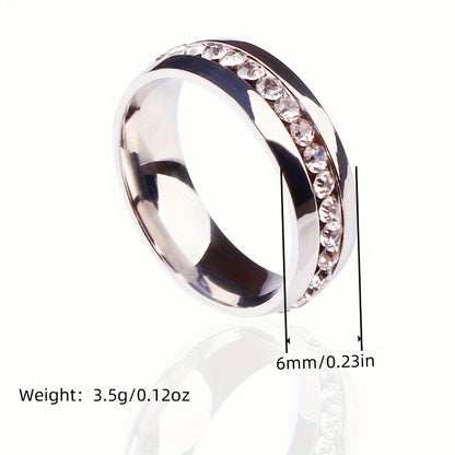 Vintage Ring with Silver-tone