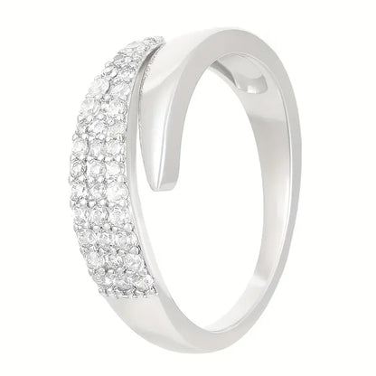 Evening Ring with Gold-tone