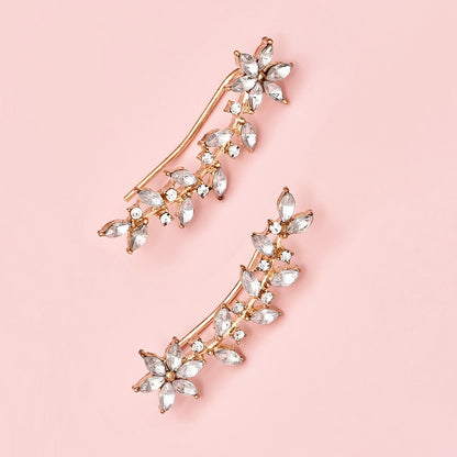 Boho Earrings with Gold-tone