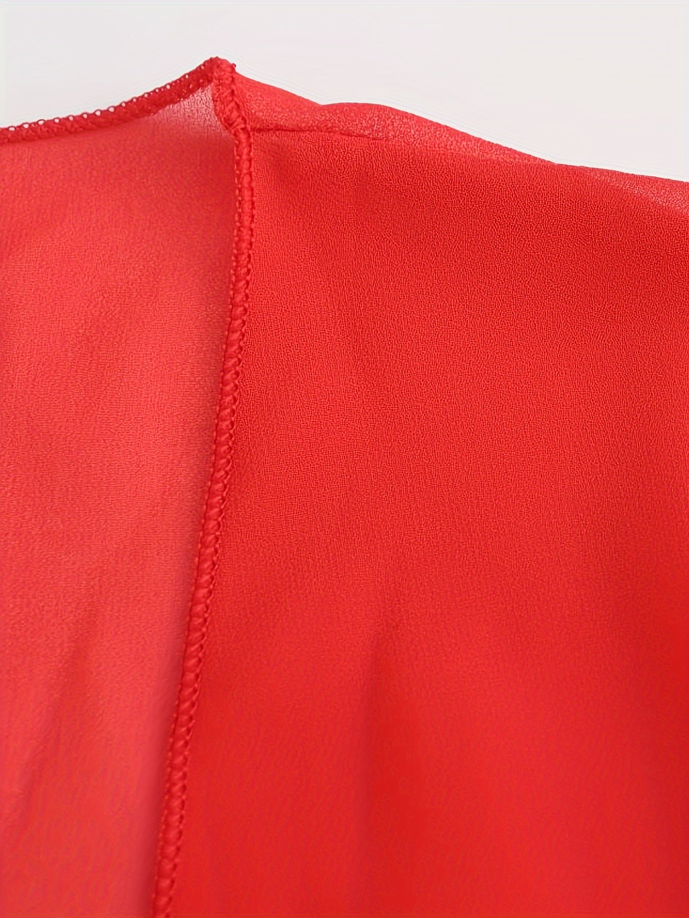 [Lightweight and Breathable] Elegant Shawl Wrap with Tie-Front Detail | Polyester | Lightweight and Breathable | Dress Accessory | Spring/Summer/Fall Events | Chic