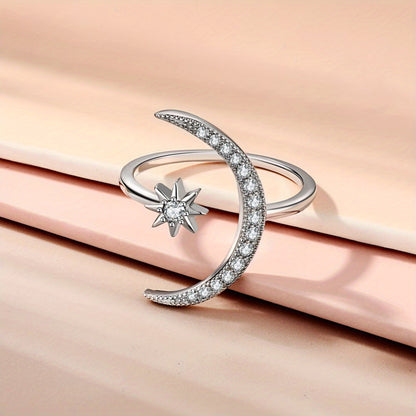 Modern Ring with Gold-tone