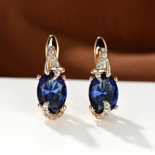 Timeless Earrings with Gold-tone