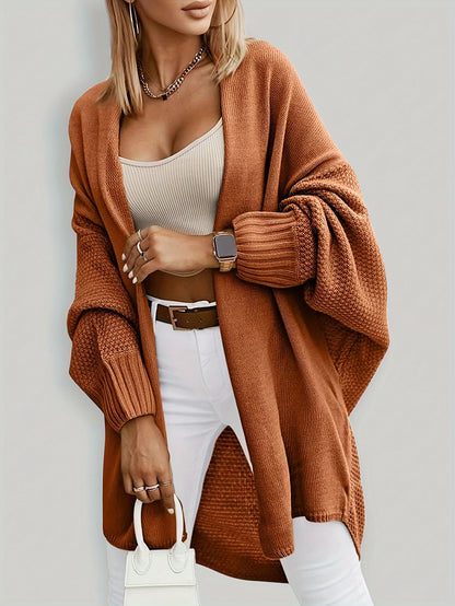 Autumn-Winter New Casual Loose Comfortable Cardigan Sweater with Long Sleeves