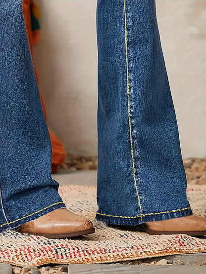 Timeless Tan Cotton Flats with Button