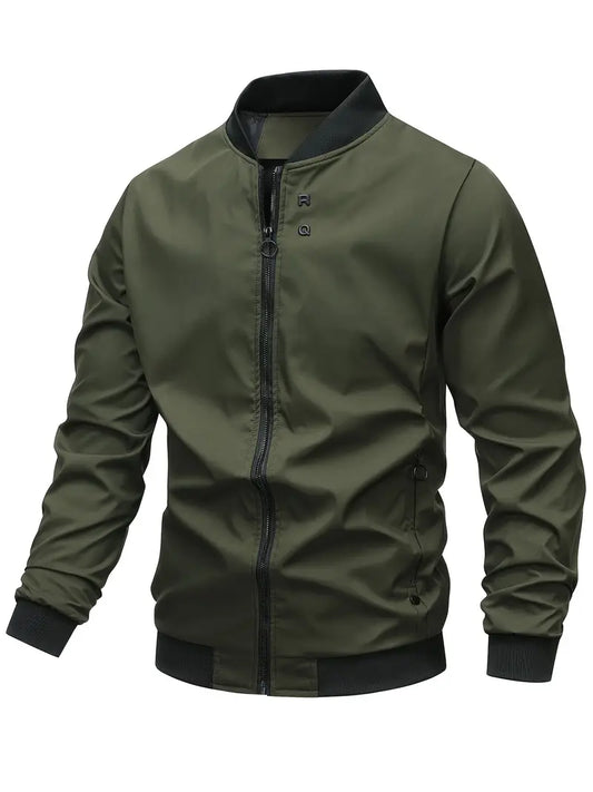 Polyester Zip Long Sleeve Jacket