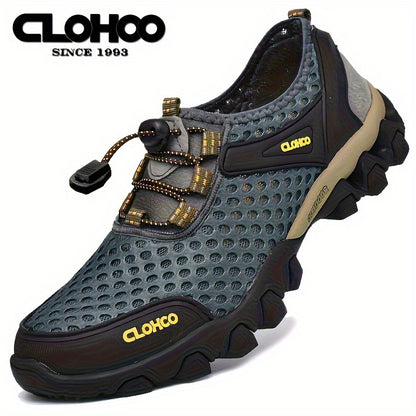 CLOHOO Men's Breathable Casual Sneakers - Comfortable, Durable Walking Shoes with Soft Sole for Outdoor & Casual Attire, CLOHOO