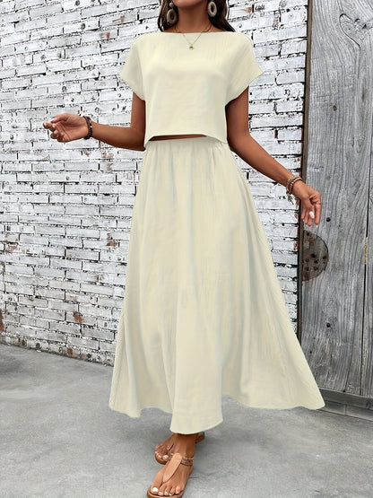 Chic Everyday Blouse 2-Piece Set