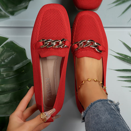 Timeless Knit Flats with Slip-On