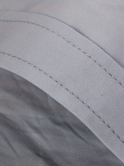 Men's Contrast Collar Design Lapel Collar Design Dress Shirts, Long Sleeve Casual Button Up Shirt For Formal Occasions