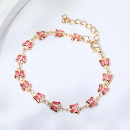 Modern Bracelet with Gold-tone