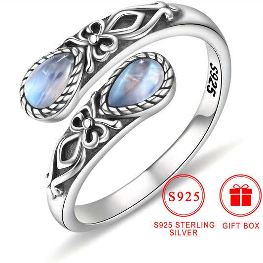 Boho Ring with Silver-tone