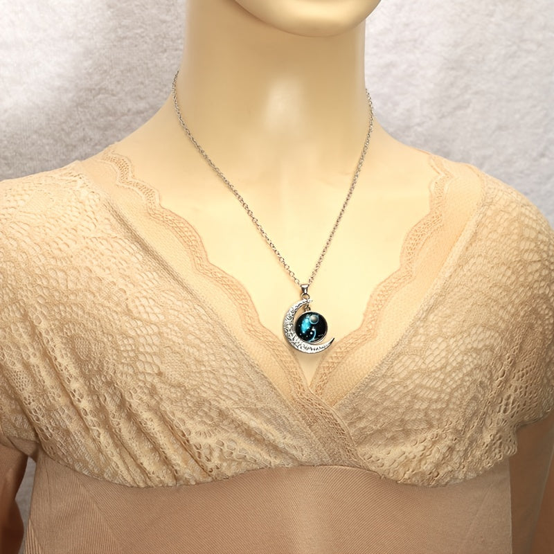 Vintage 1-Piece Necklace Set with Gold-tone