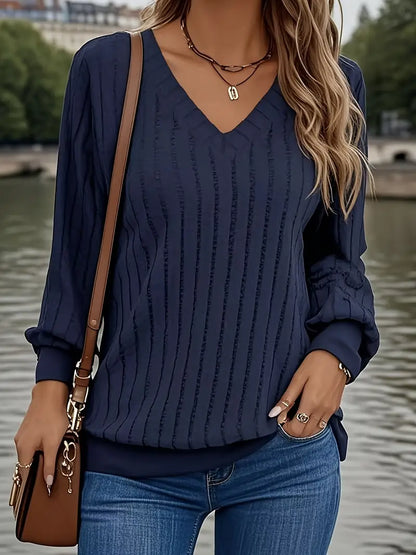 Long V-Neck Sweater