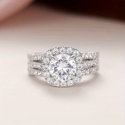 Evening Ring with Gold-tone