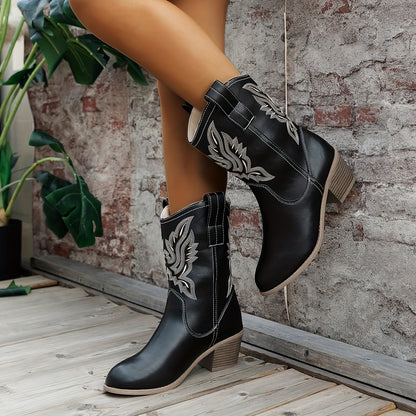 Timeless Brown Stripe Chelsea Boots with Wedge