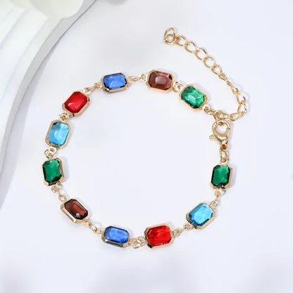 Modern Bracelet with Gold-tone