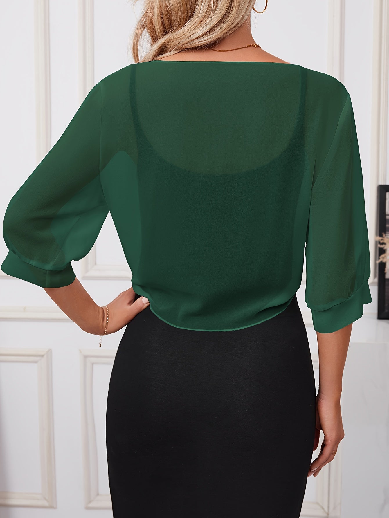 [Lightweight and Breathable] Elegant Shawl Wrap with Tie-Front Detail | Polyester | Lightweight and Breathable | Dress Accessory | Spring/Summer/Fall Events | Chic