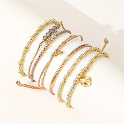 Modern 7-Piece Jewelry Set with Sparkling stones
