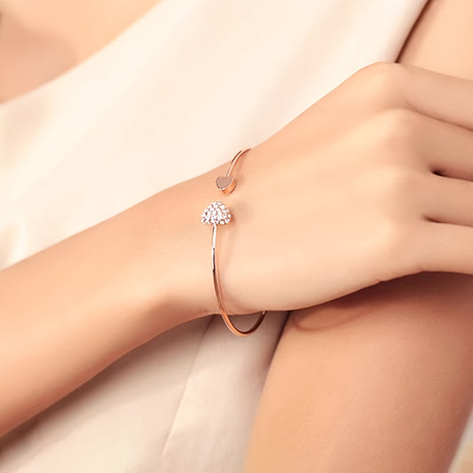 Modern 1-Piece Bracelet Set with Gold-tone