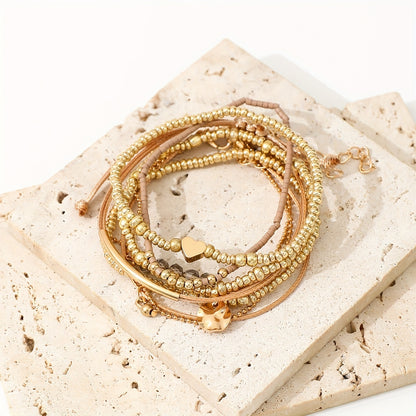 Modern 7-Piece Jewelry Set with Sparkling stones