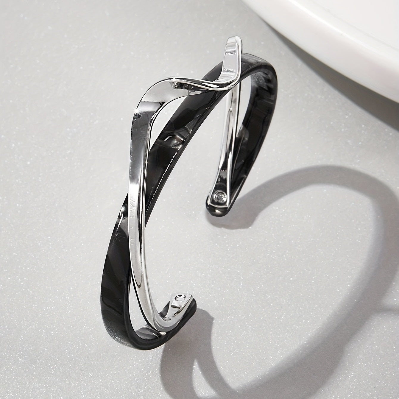 Modern Bracelet with Gold-tone