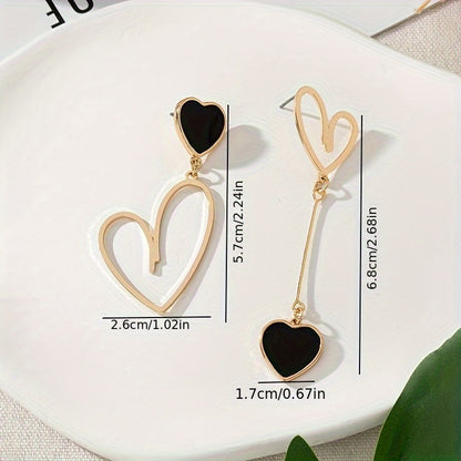 Delicate Earrings with Gold-tone