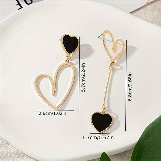 Delicate Earrings with Gold-tone