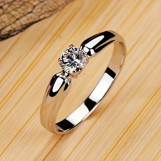 Modern Ring with Gold-tone