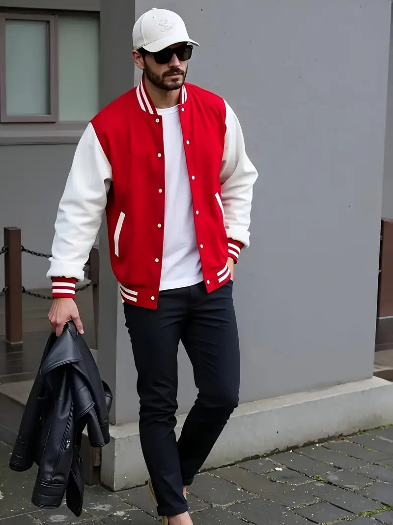 Fleece Polyester Knit Button-Up Long Sleeve Jacket