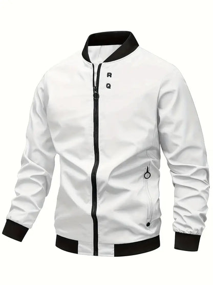 Polyester Zip Long Sleeve Jacket