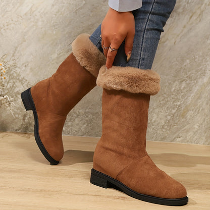 Timeless Tan Vegan Leather Ankle Boots with Platform