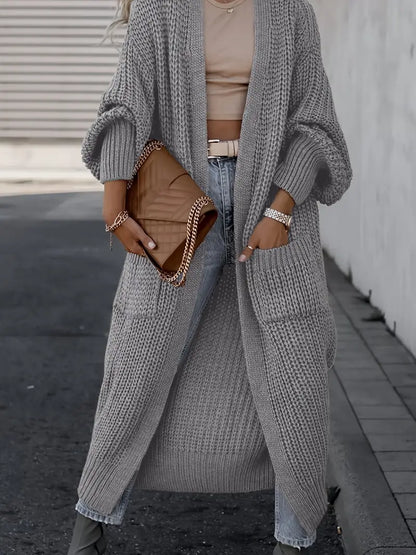 Long V-Neck Cardigan