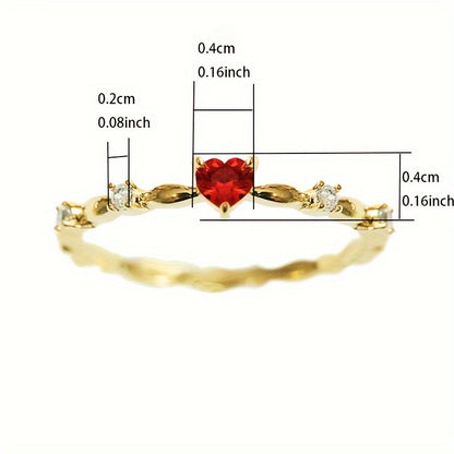 Vintage Ring with Gold-tone