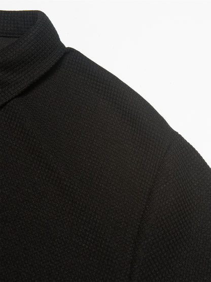 Men's Solid Short Sleeve Zipper Shirt, Casual Male Shirt For Summer Outdoor, Gift For Men