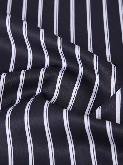 Classic Plaid Design Men's Formal Long Sleeve Shirt, Men's Button Up Shirt For Business Formal Occasions, Gift For Men