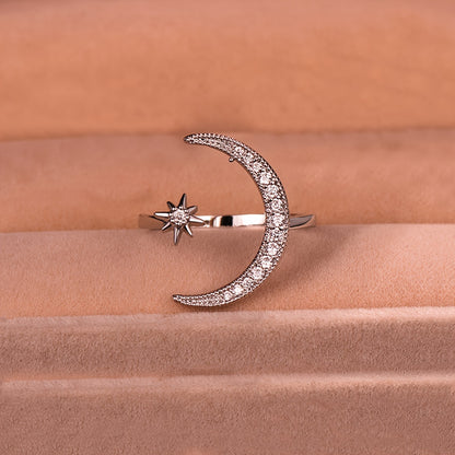 Modern Ring with Gold-tone