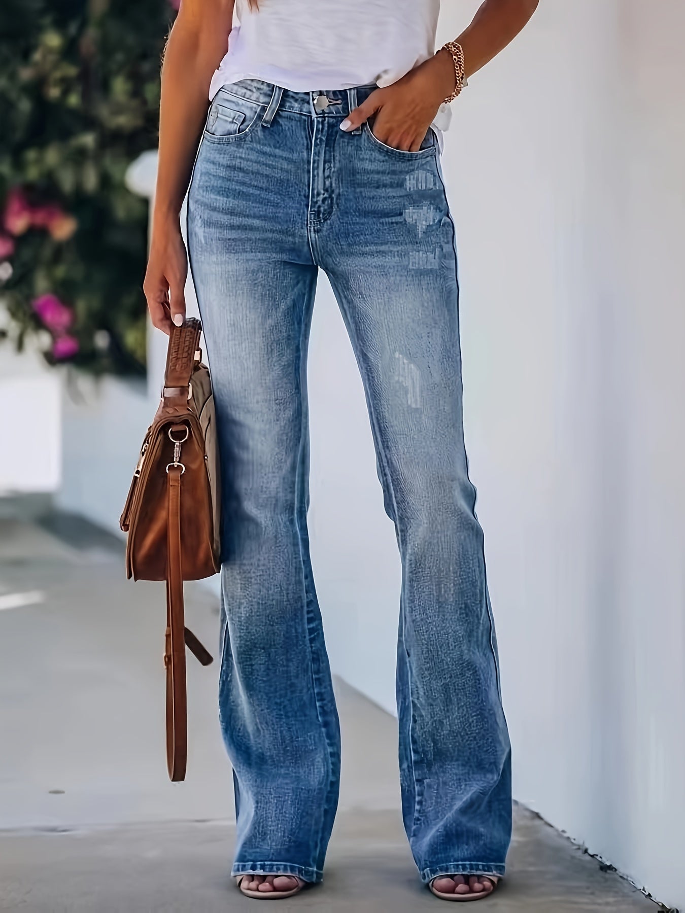 Timeless Grey Viscose Pants with Zip