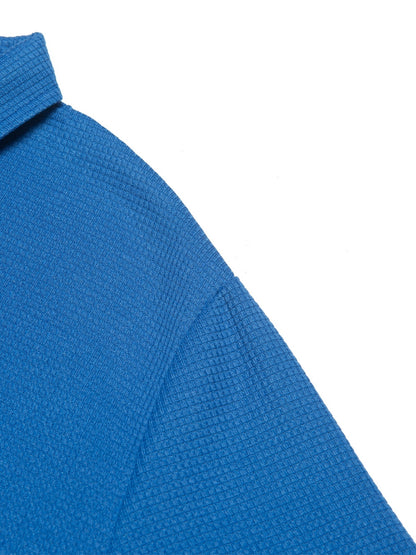 Men's Solid Short Sleeve Zipper Shirt, Casual Male Shirt For Summer Outdoor, Gift For Men