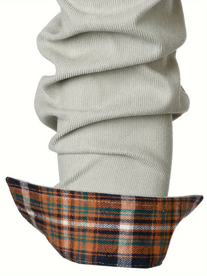 Men's Lapel Shirt, Casual Button Up Long Sleeve Shirt For Summer Fall Business
