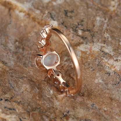 Vintage Ring with Gold-tone