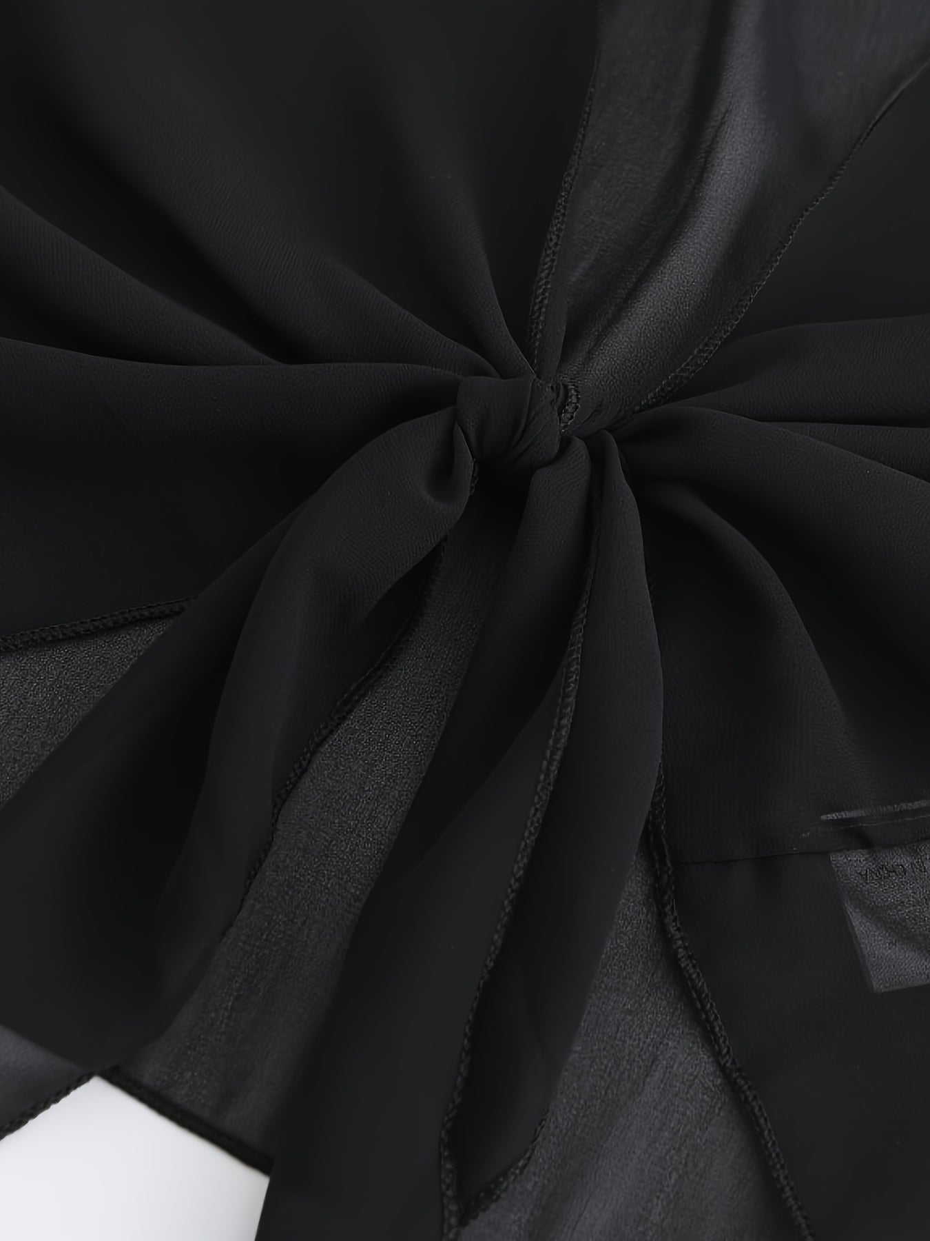 [Lightweight and Breathable] Elegant Shawl Wrap with Tie-Front Detail | Polyester | Lightweight and Breathable | Dress Accessory | Spring/Summer/Fall Events | Chic