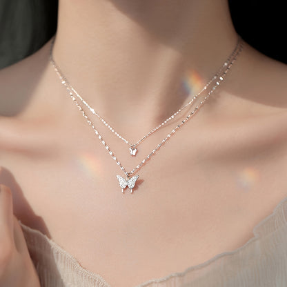Modern 1-Piece Necklace Set with Gold-tone