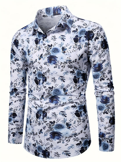 Men's Fleece-Lined Hoodie - Casual & Sporty, Plaid Pullover with Button Detail, Long Sleeve, Loose Fit for Fall/Winter