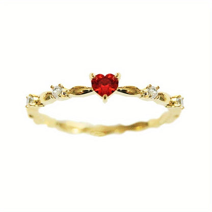 Vintage Ring with Gold-tone
