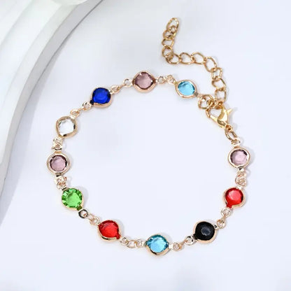 Modern Bracelet with Gold-tone