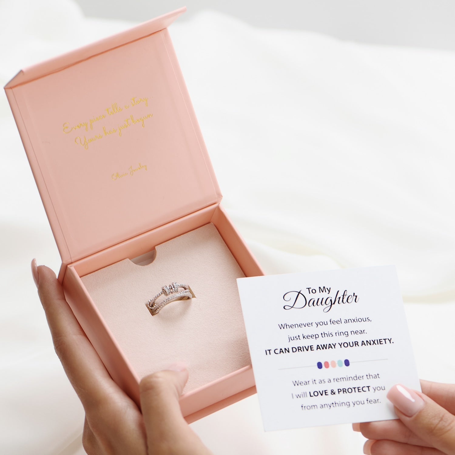 Stress-Reducing Fidget Ring for Daughter's Peace