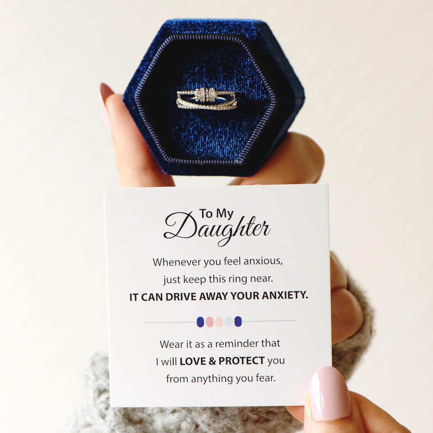 Stress-Reducing Fidget Ring for Daughter's Peace