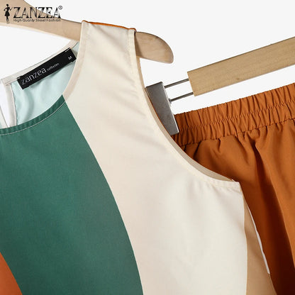 ZANZEA Holiday Stitching
