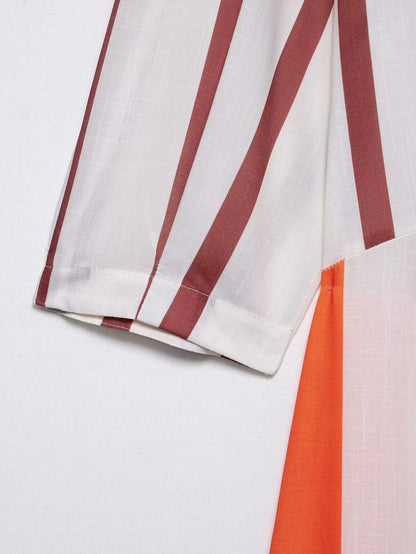 Woman Fashion Striped
