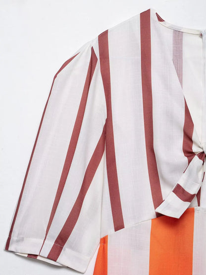 Woman Fashion Striped